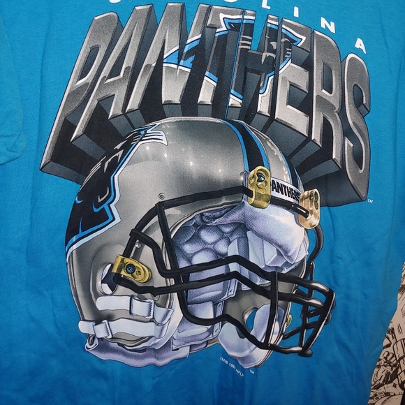 Vintage 90s NOS Carolina Panthers NFL Shirt - Picture 2 of 6